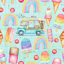 Load image into Gallery viewer, Ice cream seamless pattern
