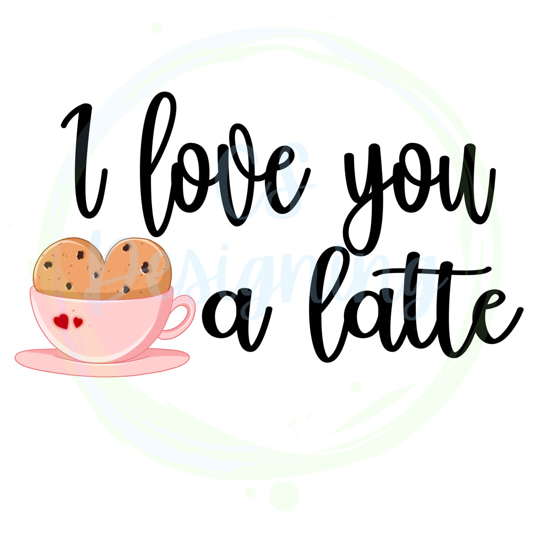 I love you a latte PNG