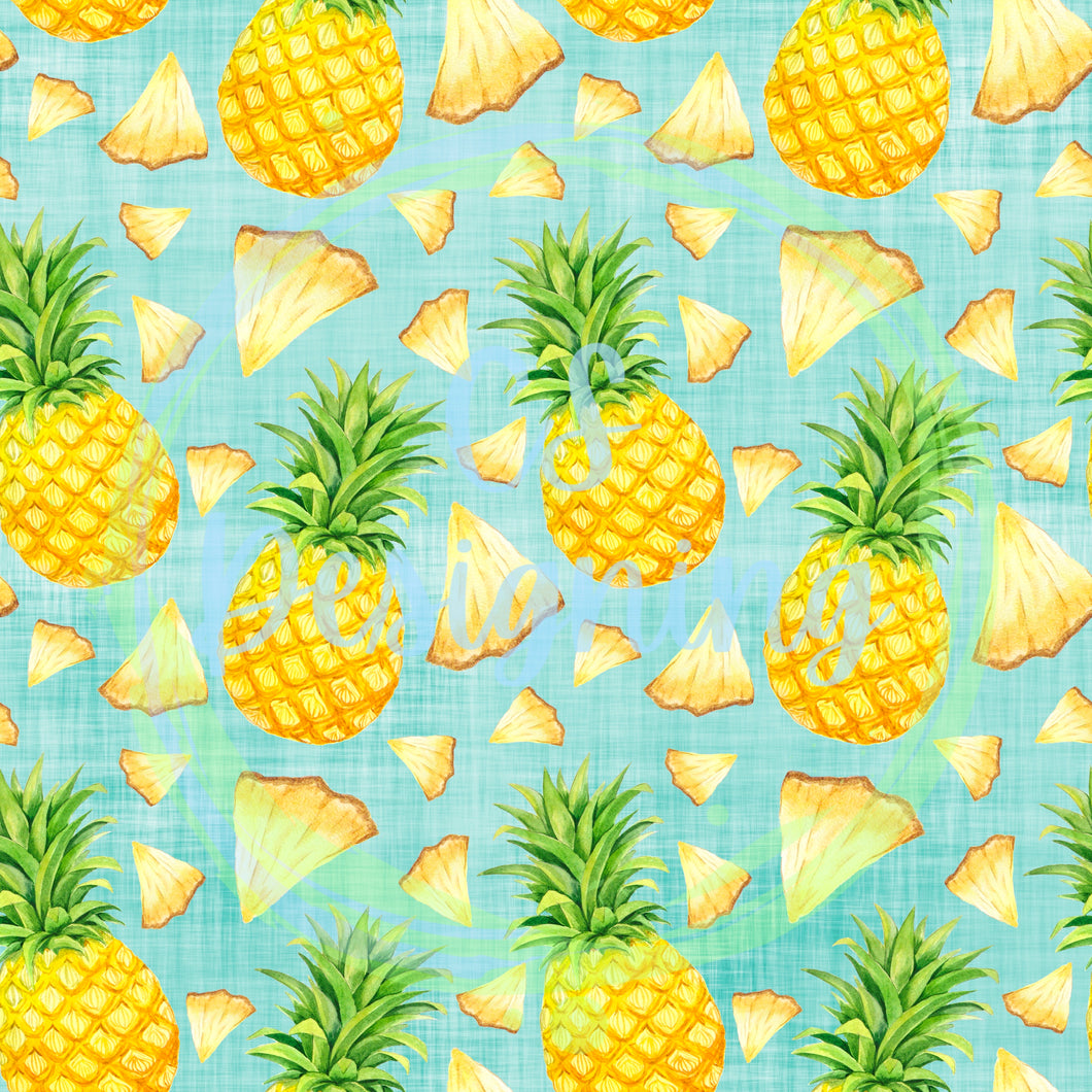 Pineapple seamless pattern