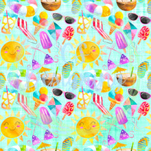 Load image into Gallery viewer, Fun in the sun seamless pattern
