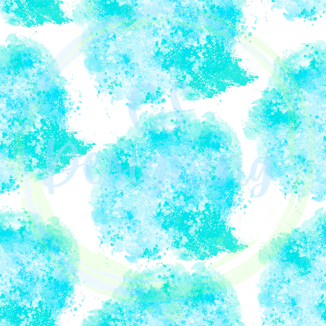 Blue splatter seamless pattern