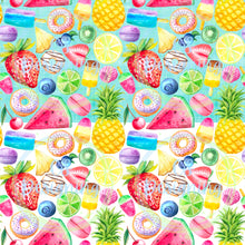 Load image into Gallery viewer, Mixed fruit seamless pattern
